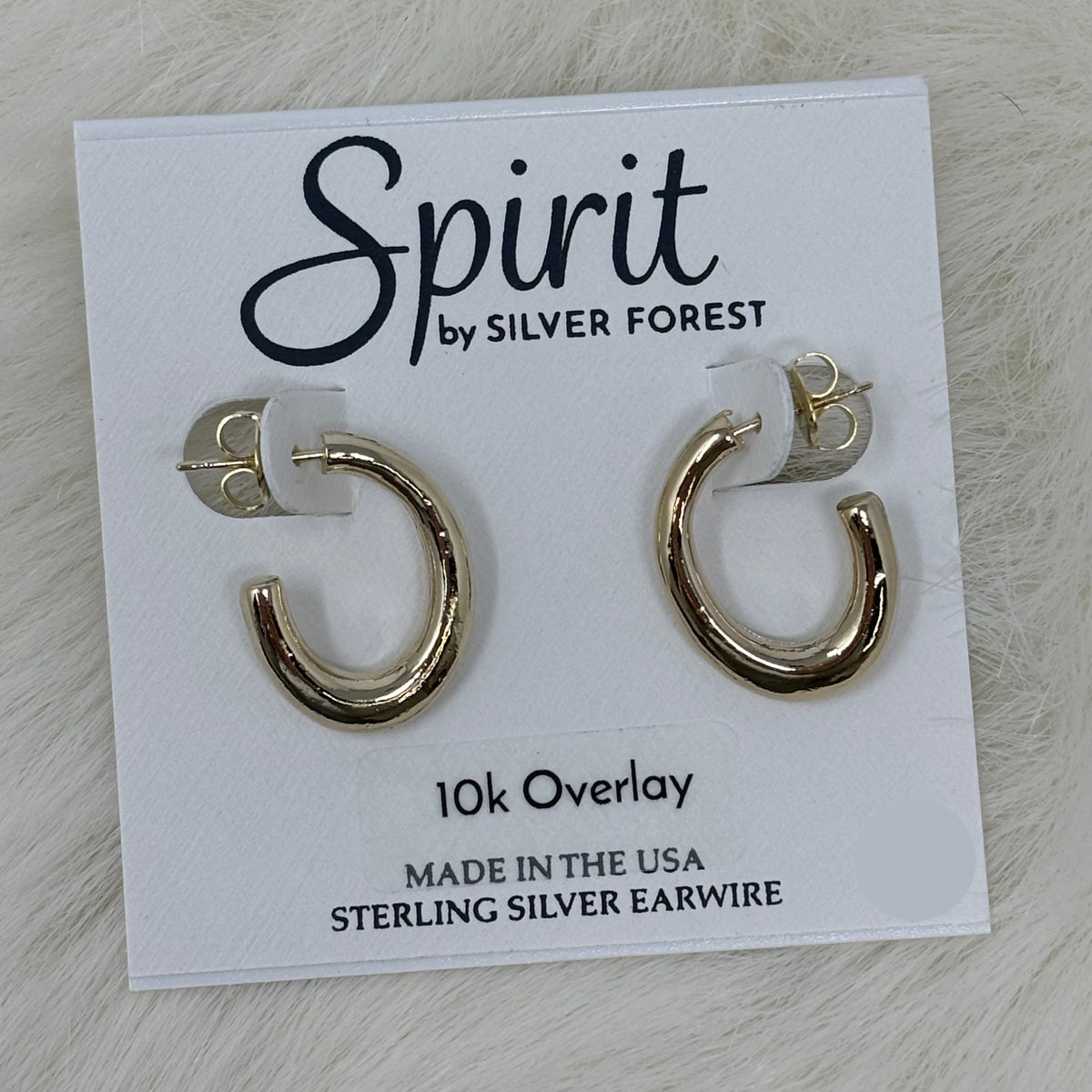 Sculpted Mod Hoop Earrings