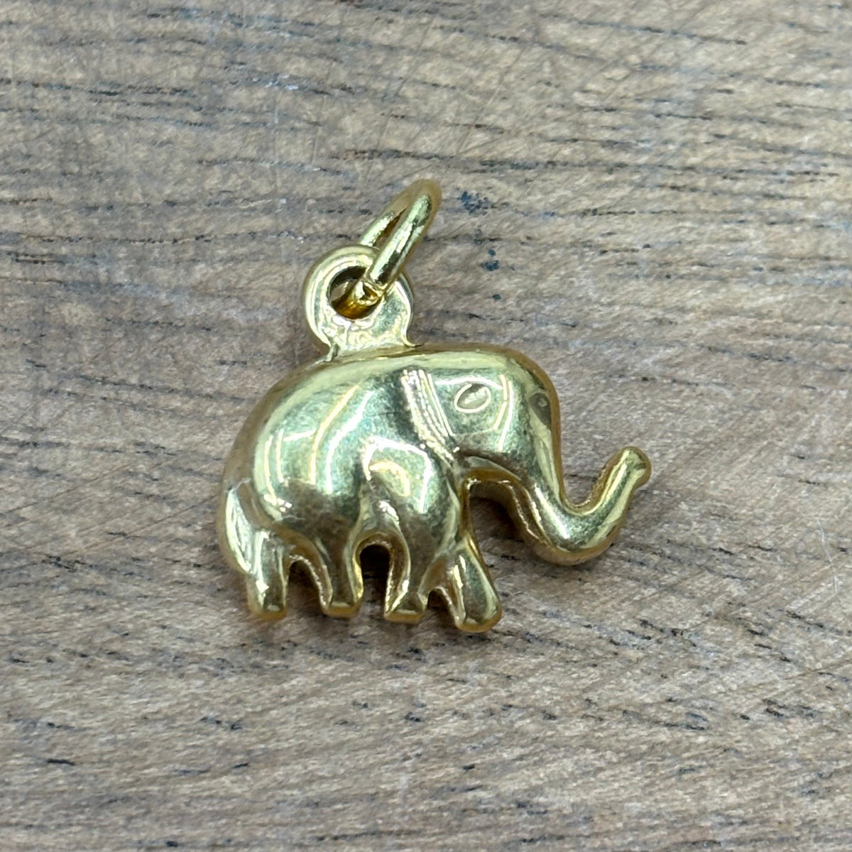 Gold Elephant Charm