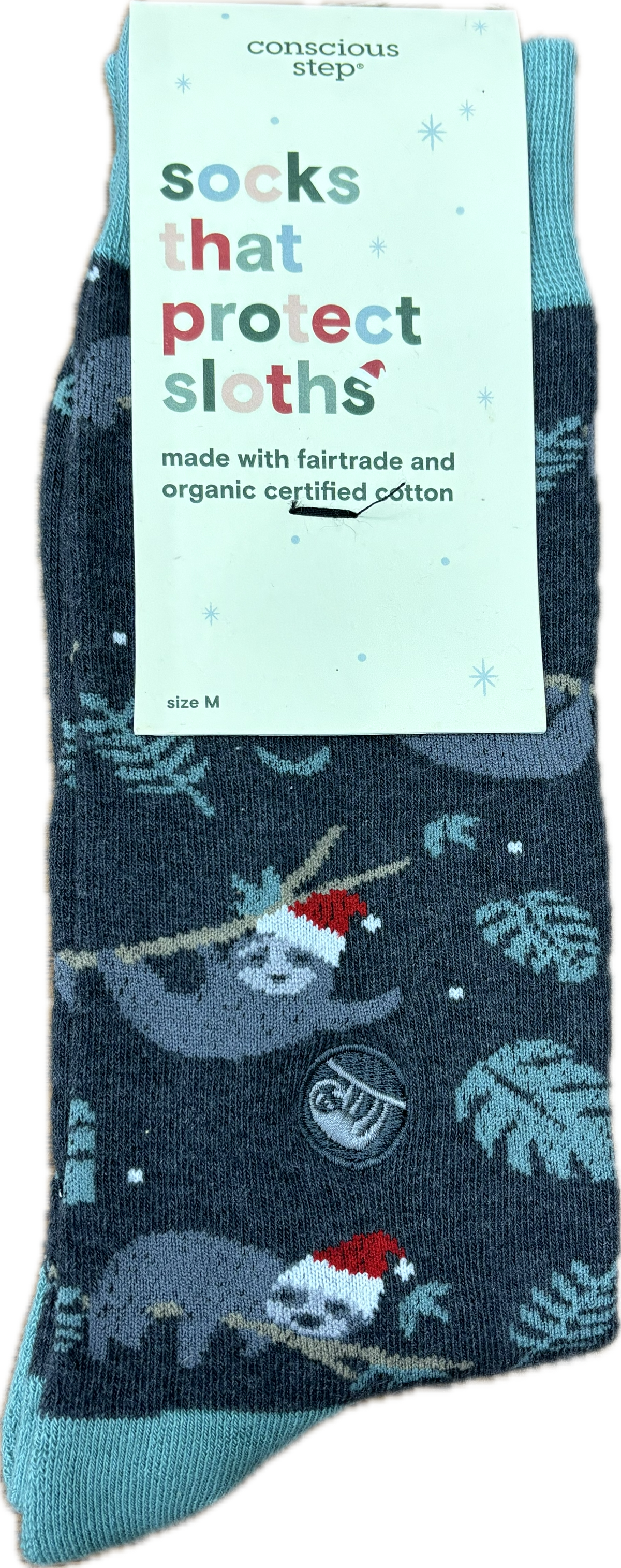 Santa Sloth - Socks That Protect Sloths