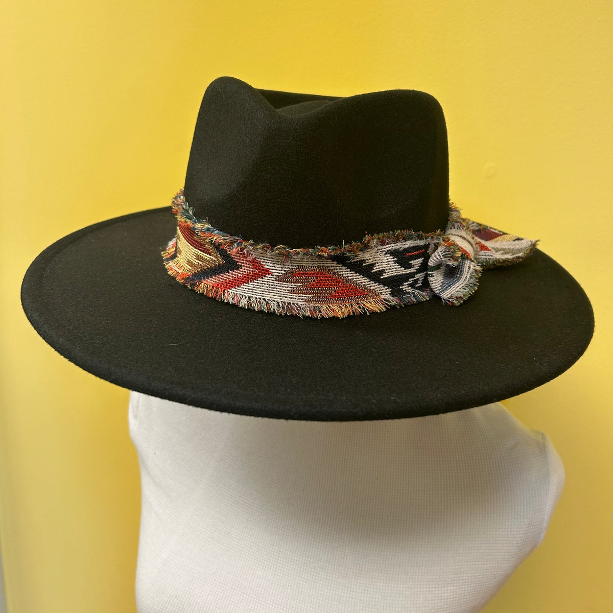 Black Texan Ryder Fedora Hat