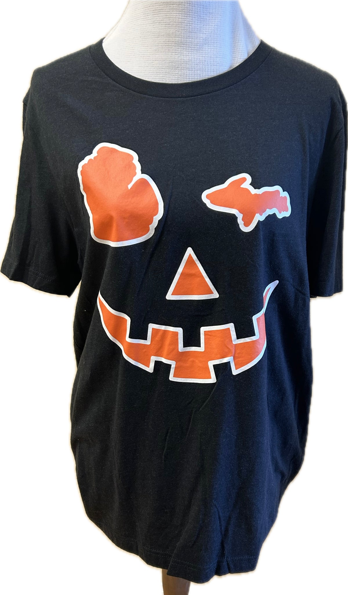 Black Michigan Pumpkin Tee