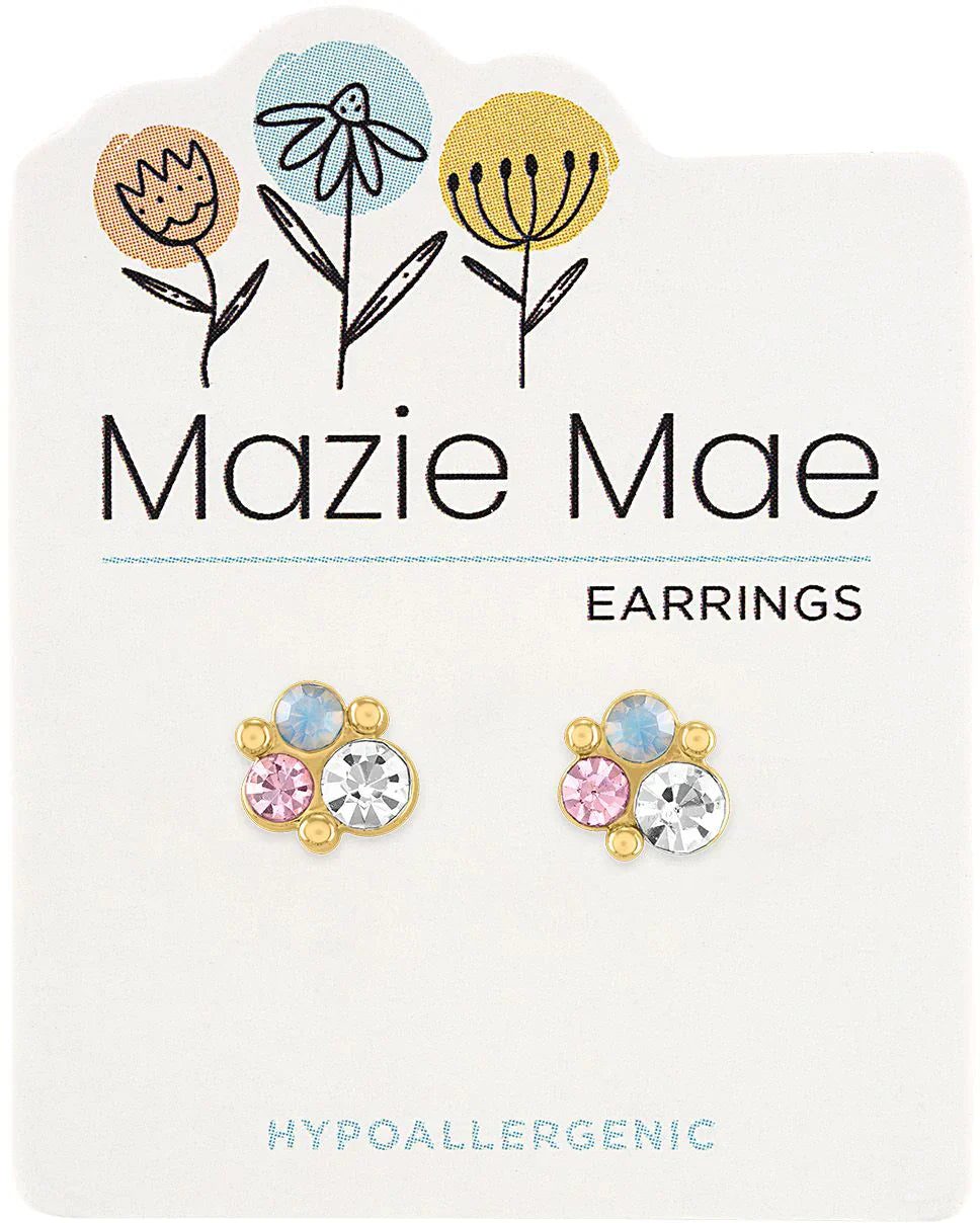 Mazie Mae Gold Vintage Rose Cluster