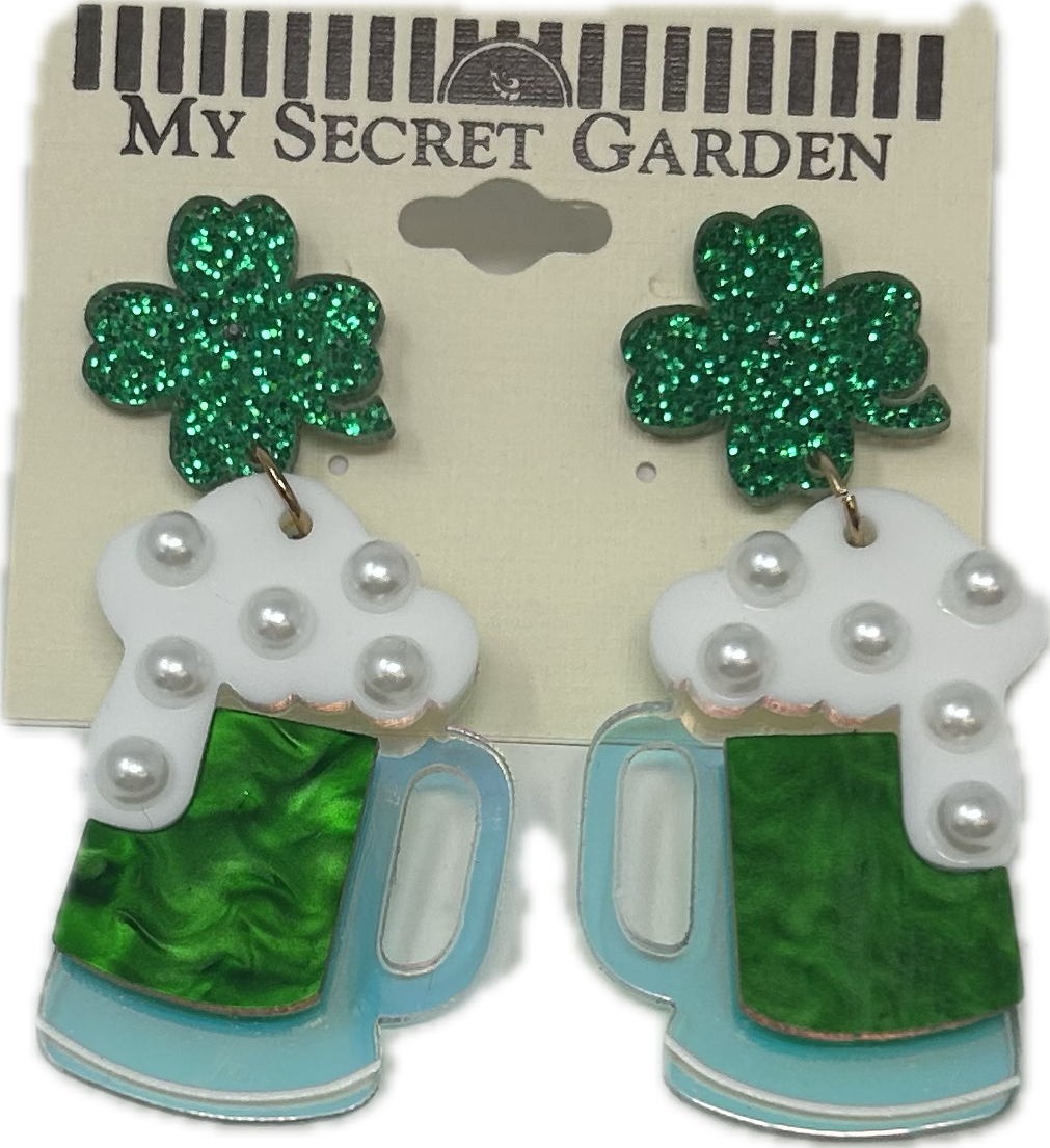 St Patty&#39;s Earrings