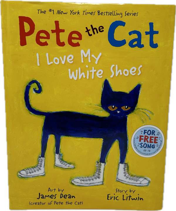 Pete The Cat Book I Love my White Sneakers - My Secret Garden