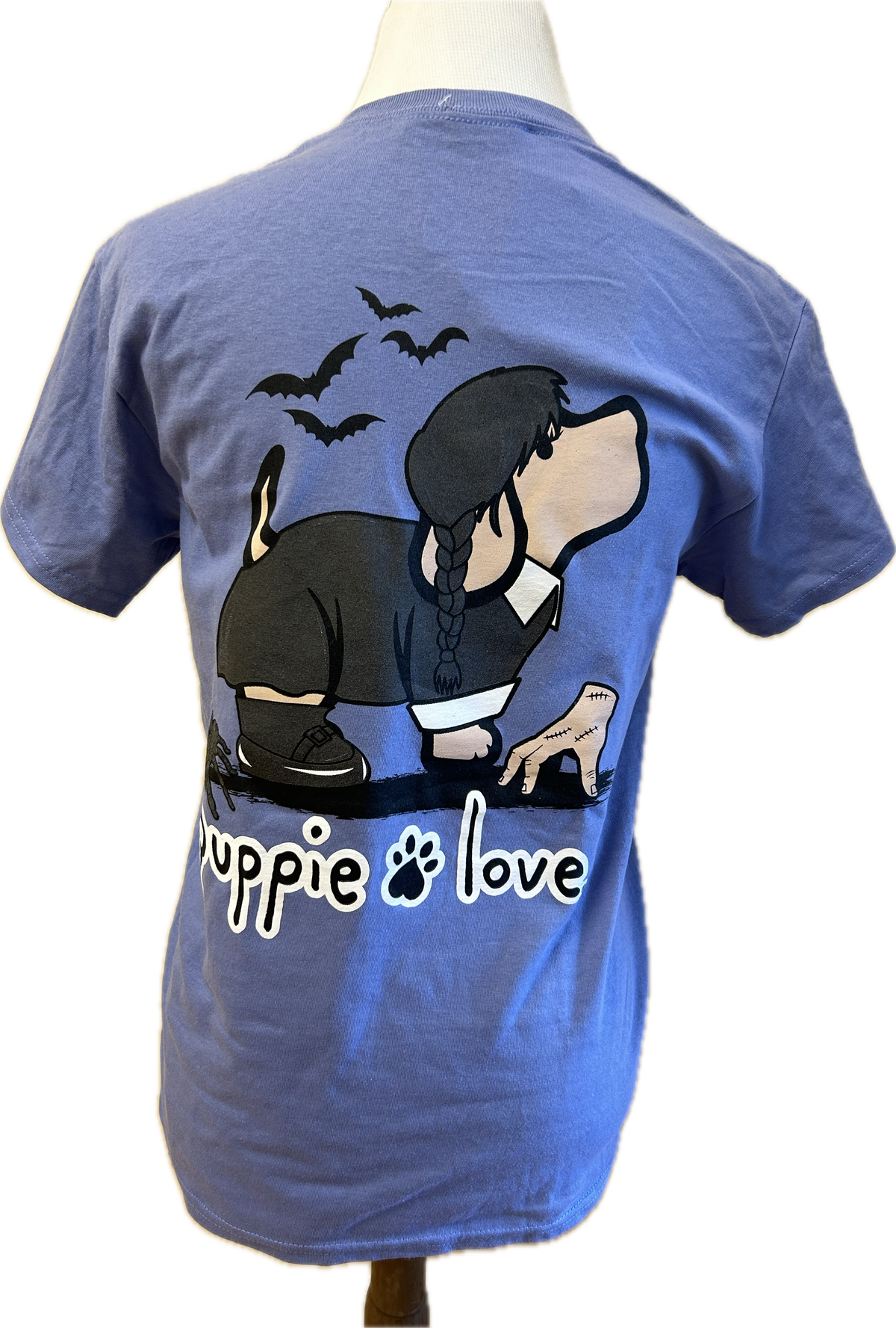 Violet Gothic Pup Puppy Love TShirt