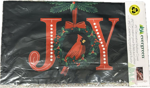 Joy to the World Mailbox Cover