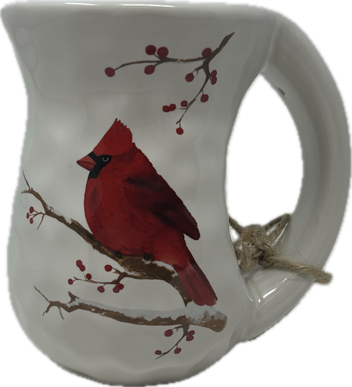 16oz Cardinal &amp; Holly Cozy Mug