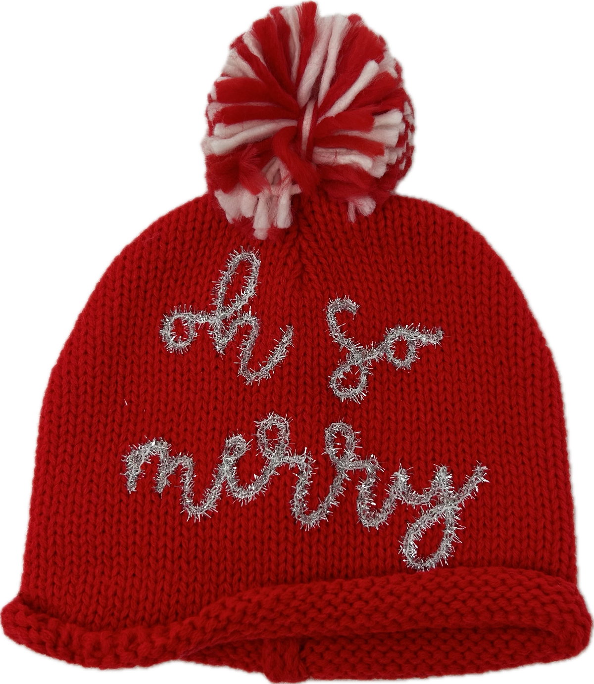 Red Oh So Merry Tassel Hat