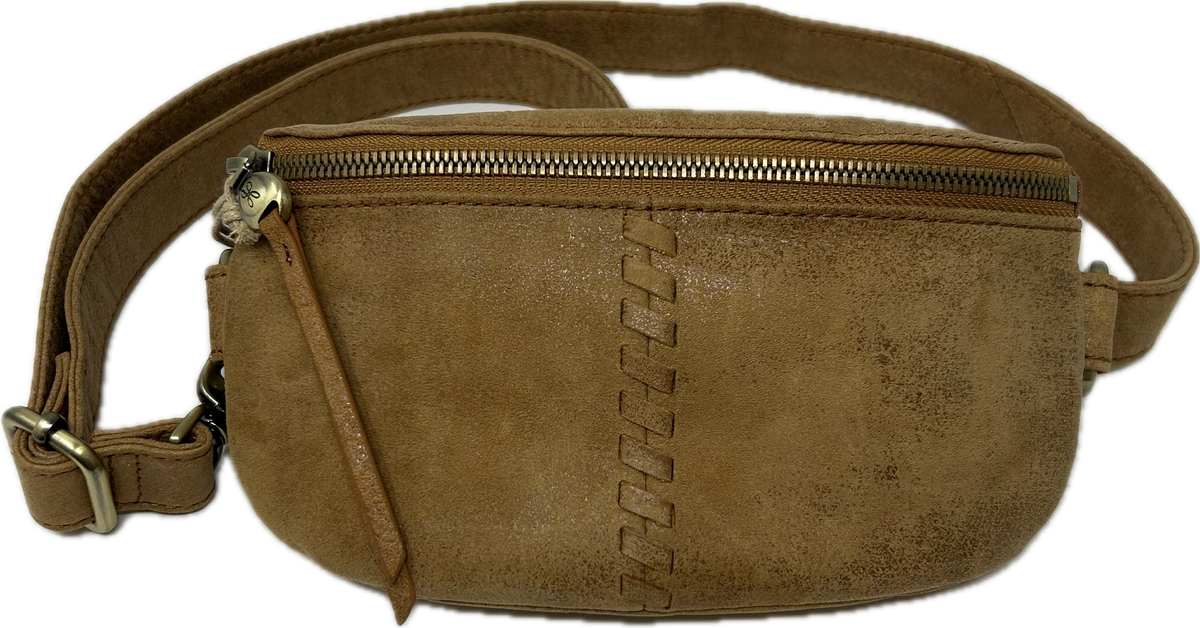 Fern Belt Bag In Buffed Leather - Final Sale