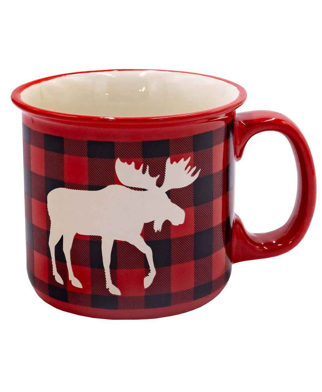 Moose Plaid Mug