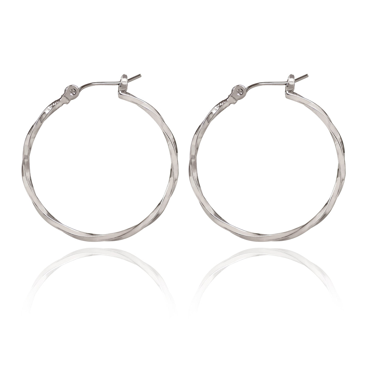 Md Twisted Hoop Earrings