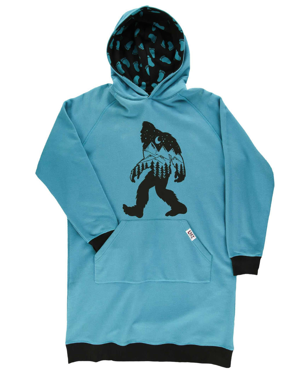 Bigfoot Scene Sleep Hoodie