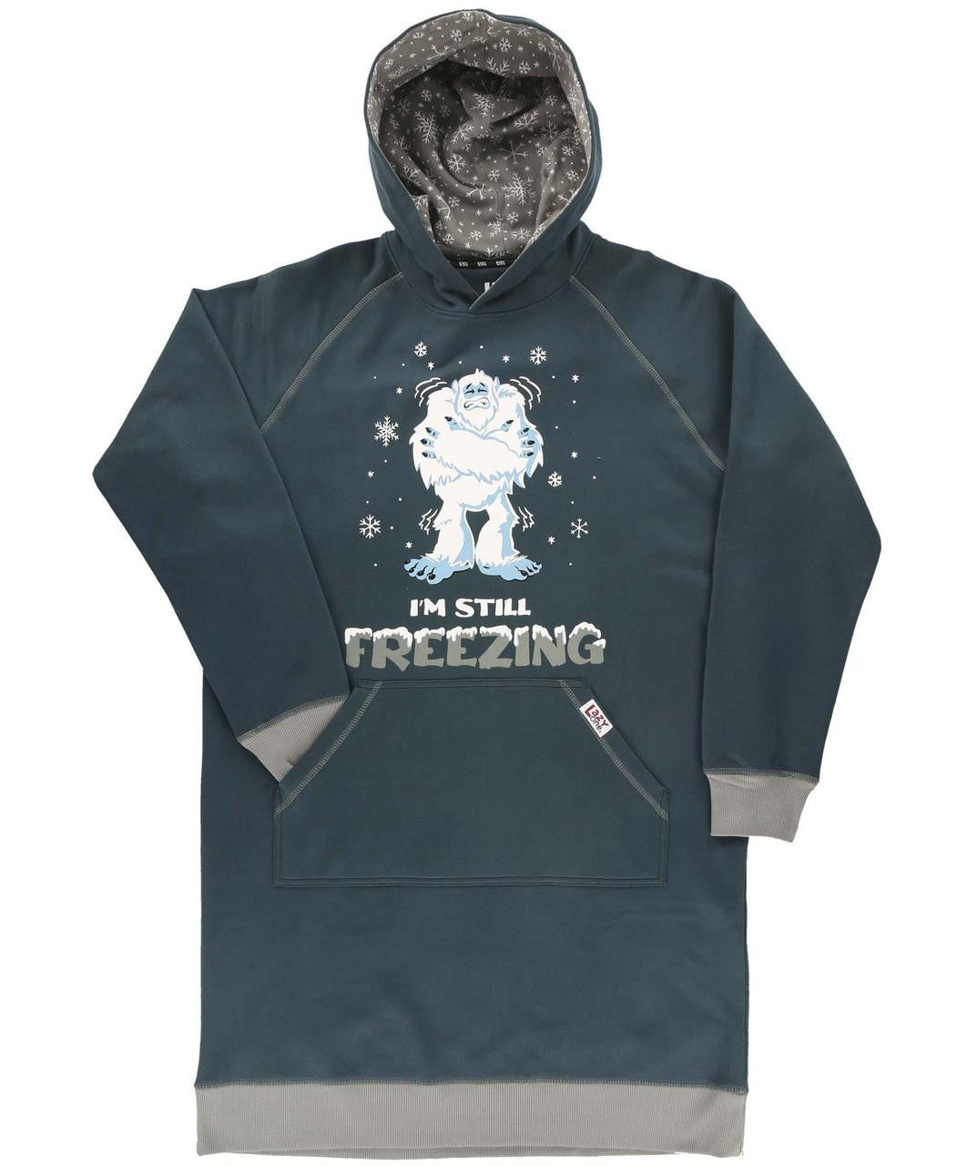 I&#39;m Still Freezing Yeti Sleep Hoodie