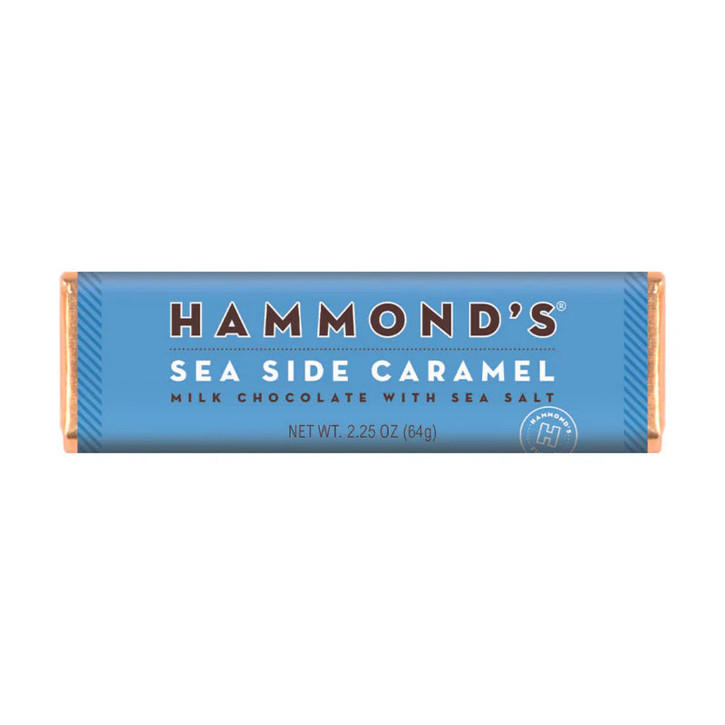 Hammond&#39;s Milk Chocolate Sea Side Caramel Candy Bar