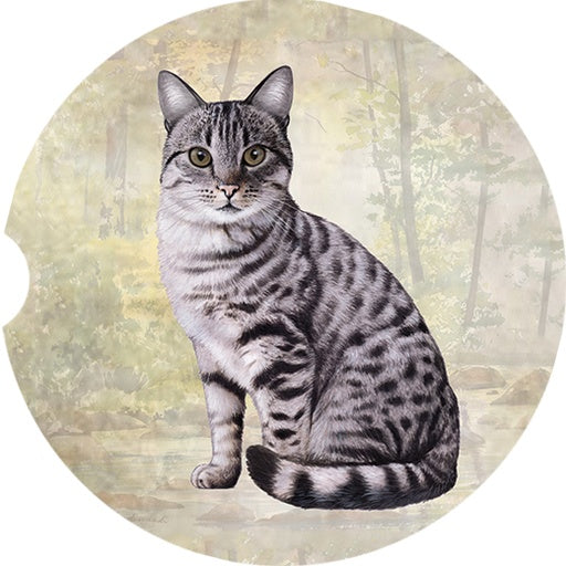 Cat Round Car Coaster