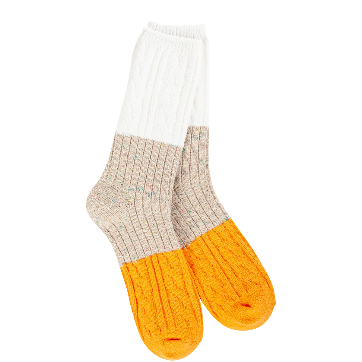 Weekend Confetti Cable Crew Socks