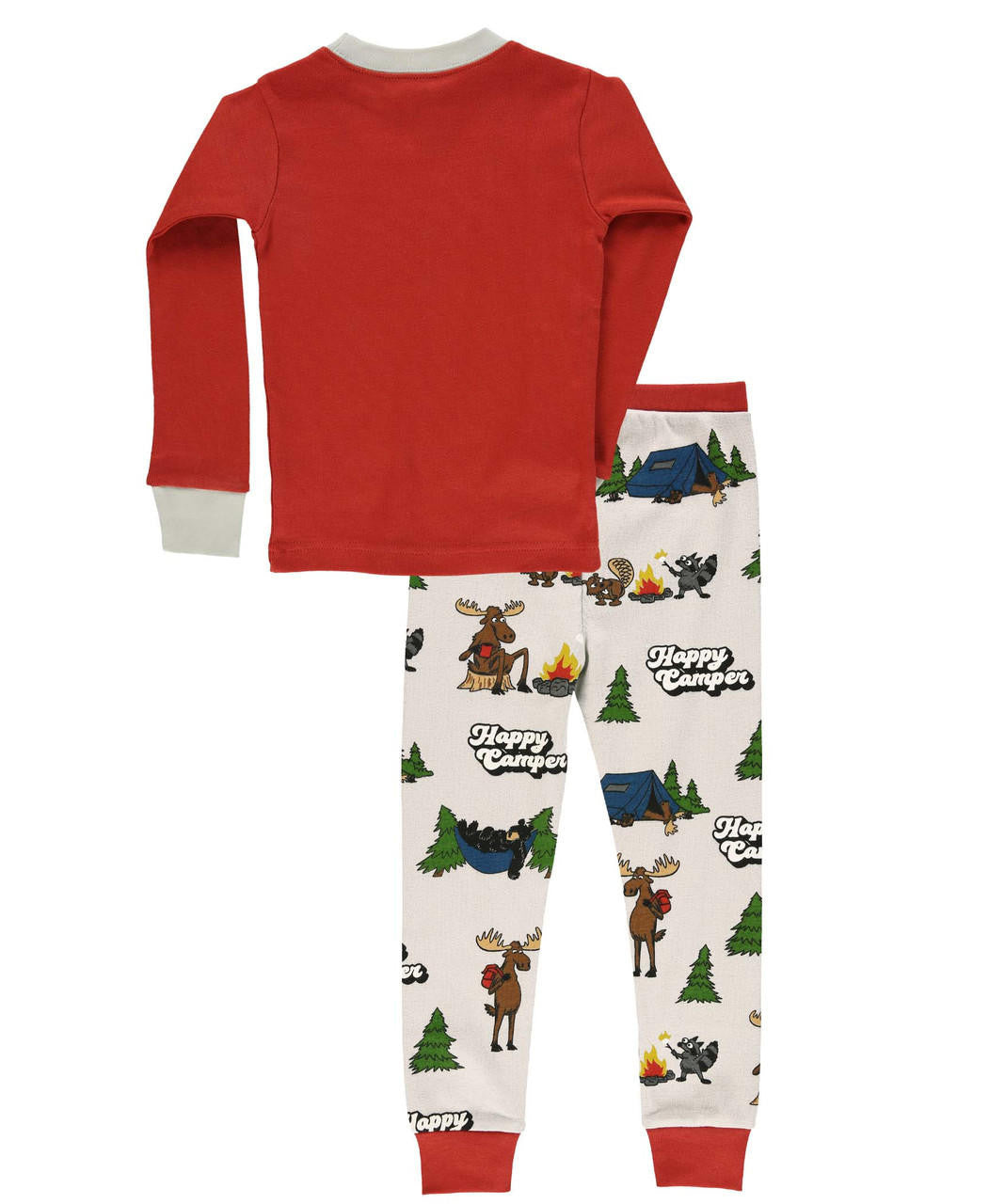 Happy Camper Kid&#39;s LS PJ Set