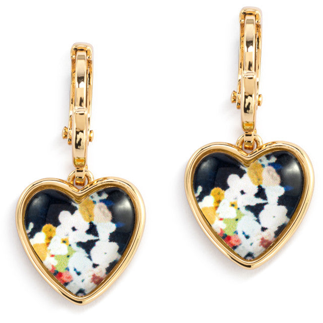 Art Heart Earrings - Mom, I Love You