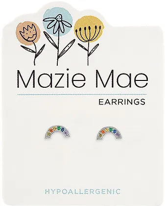 Mazie Mae Silver CZ Rainbow