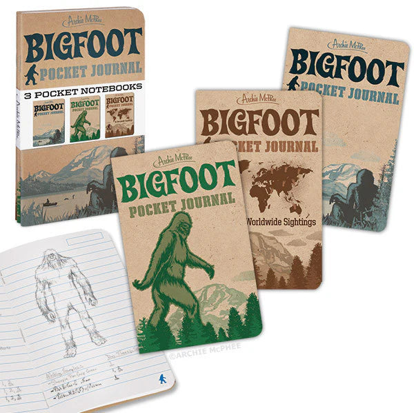 Bigfoot Pocket Journals Set/3