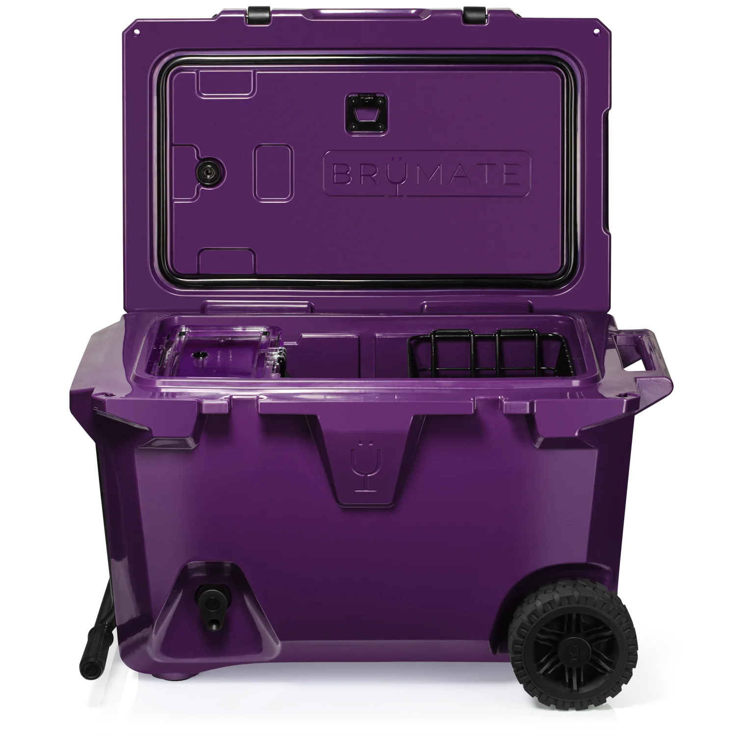 BruMate Brutank 55-Quart Rolling Cooler - Amethyst