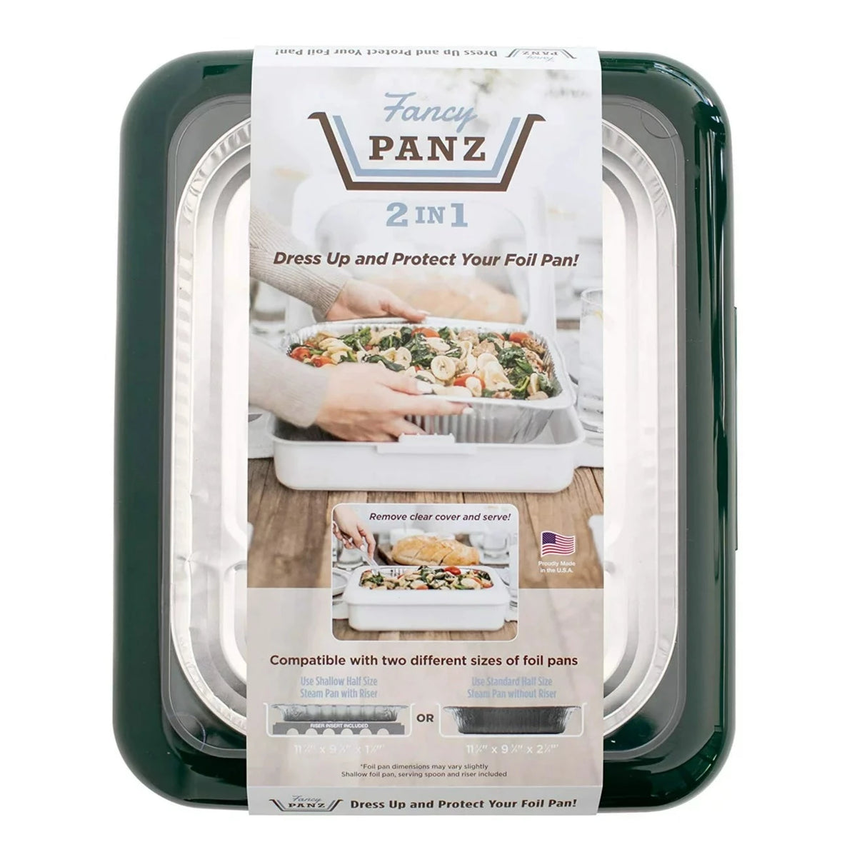 Fancy Panz Plastic 9 x 13 Red Foil Pan Carrier 1pk