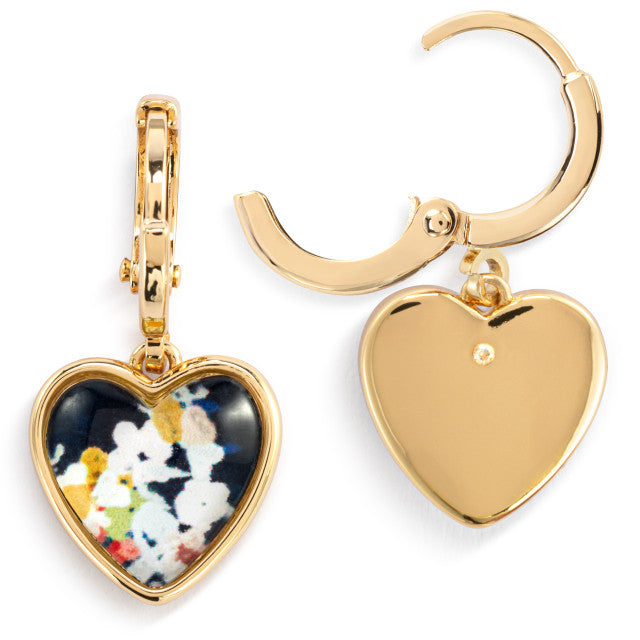 Art Heart Earrings - Mom, I Love You