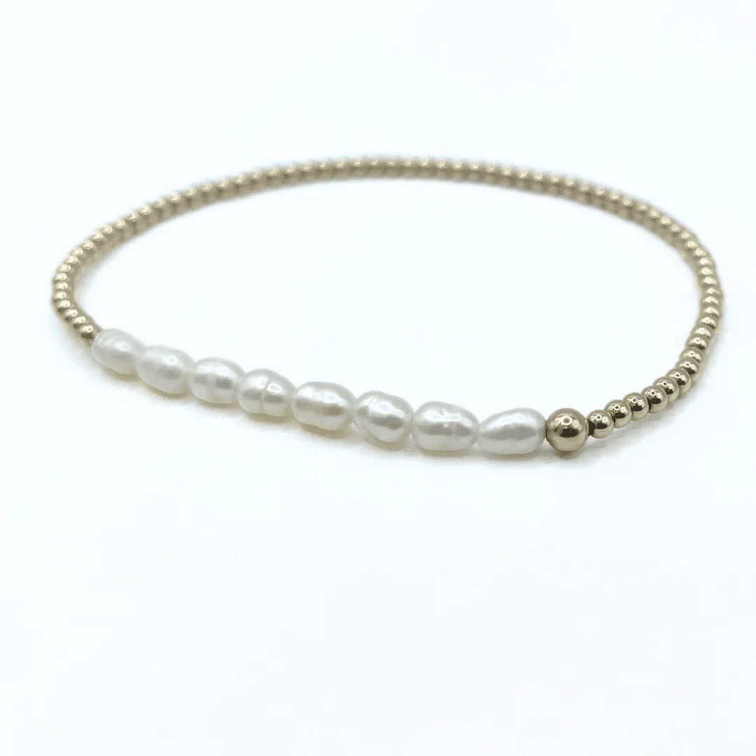 Erin Gray Rice Pearl Bracelet