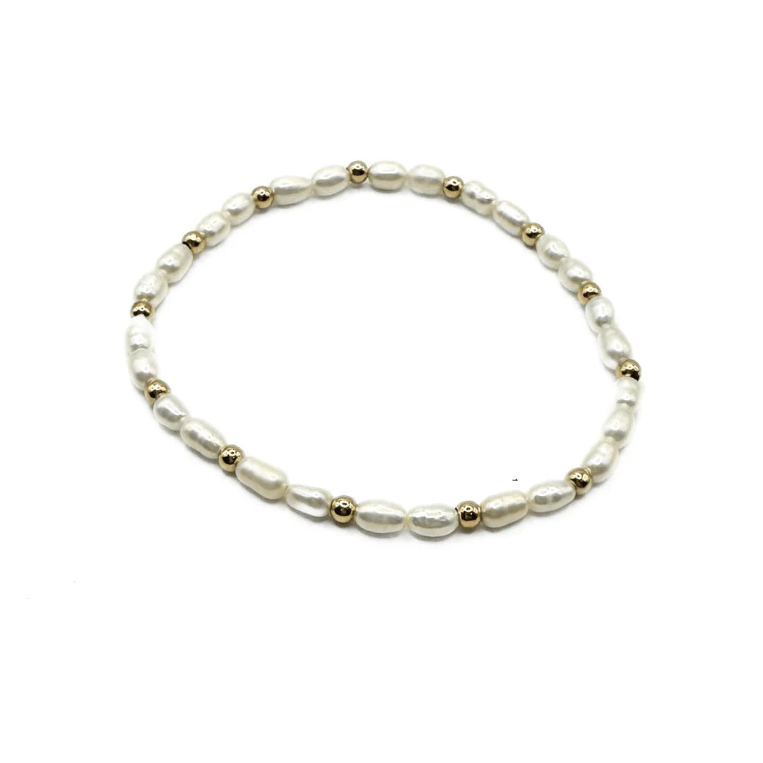 Erin Gray Rice Pearl Bracelet