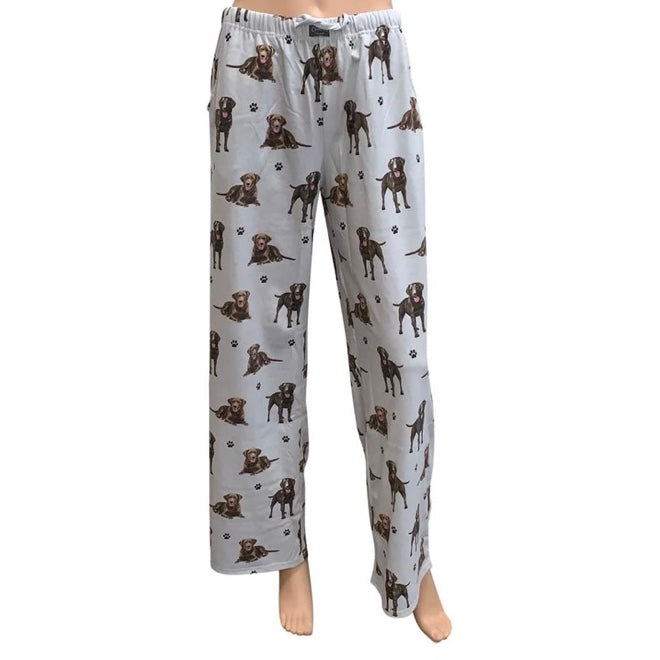 Chocolate Labrador Pajama Pants