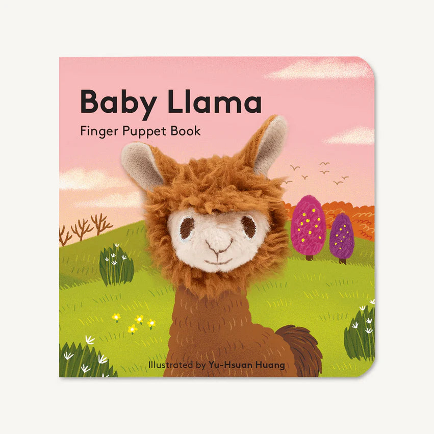 Baby Llama Finger Puppet Board Book