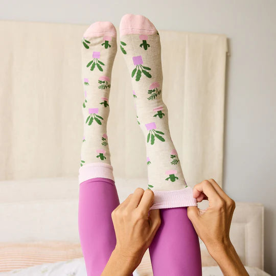 Houseplants - Socks That Support Mental Health