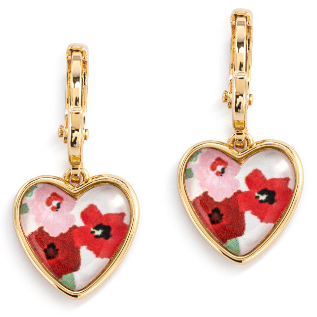 Art Heart Earrings - Grandma is Love