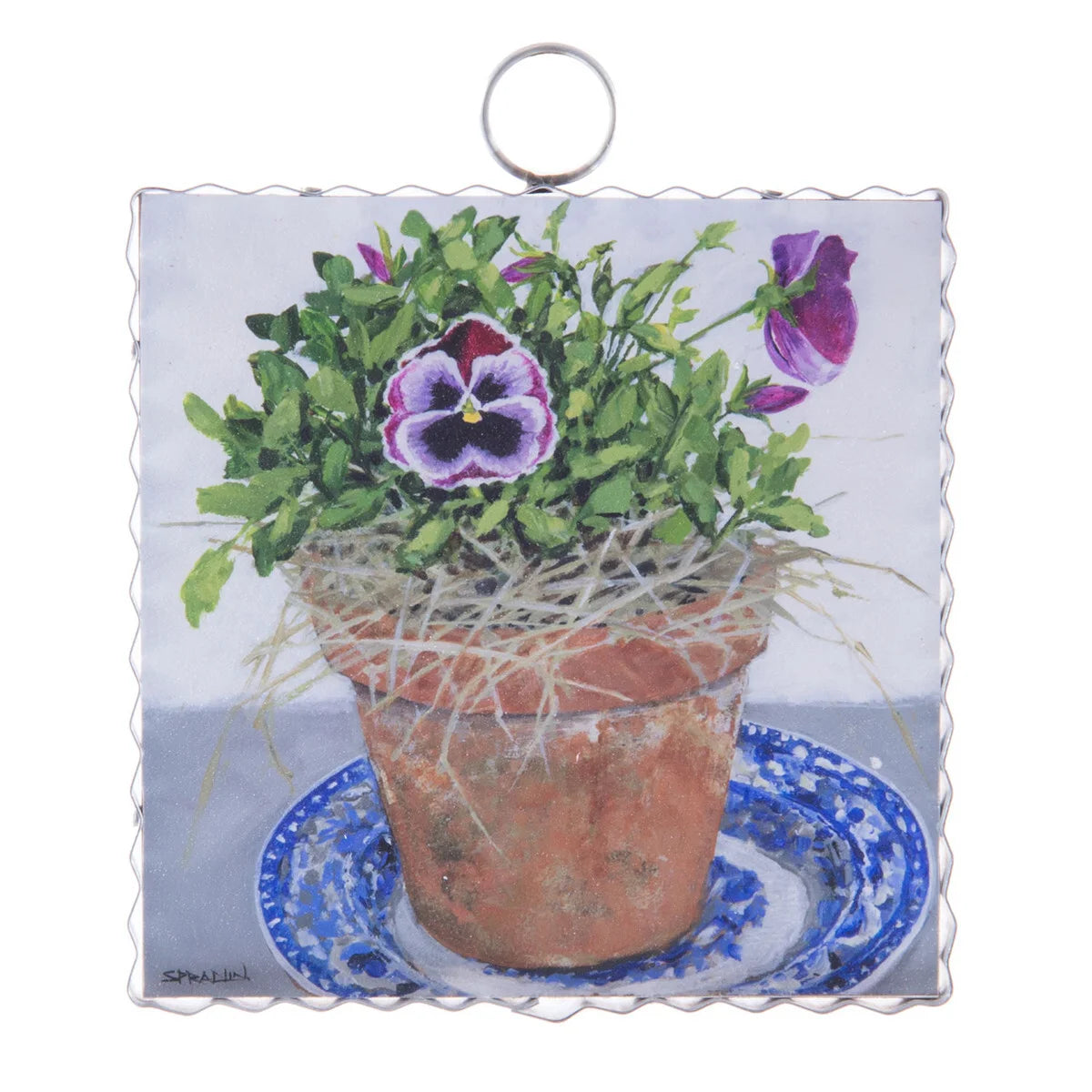 Gallery Mini Art Gallery Pansy Pot RTC