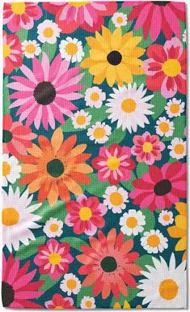 Wild Blooms Tea Towel