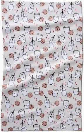 Milk &amp; Cookies Tea Towel