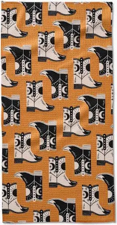 Cowboy Boots Tea Towel