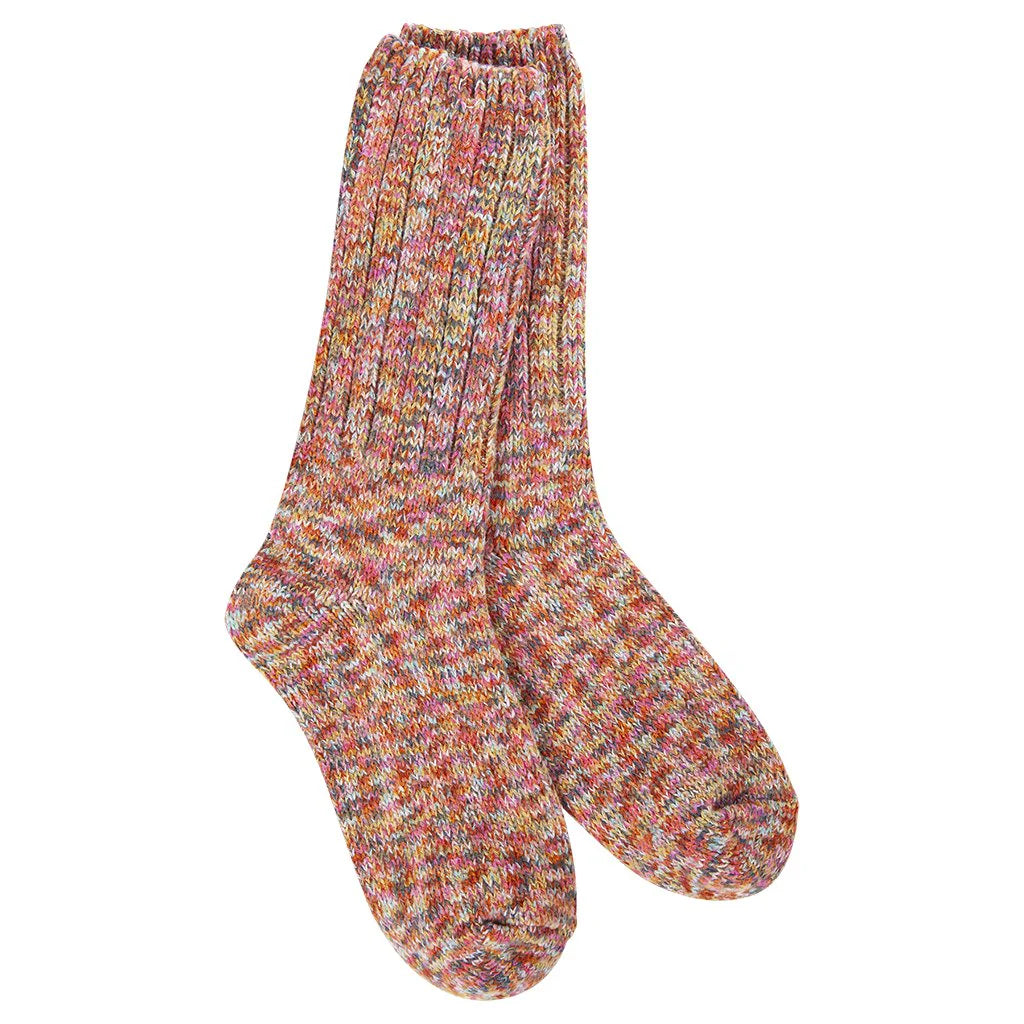 Floral Ragg Crew Weekend Socks