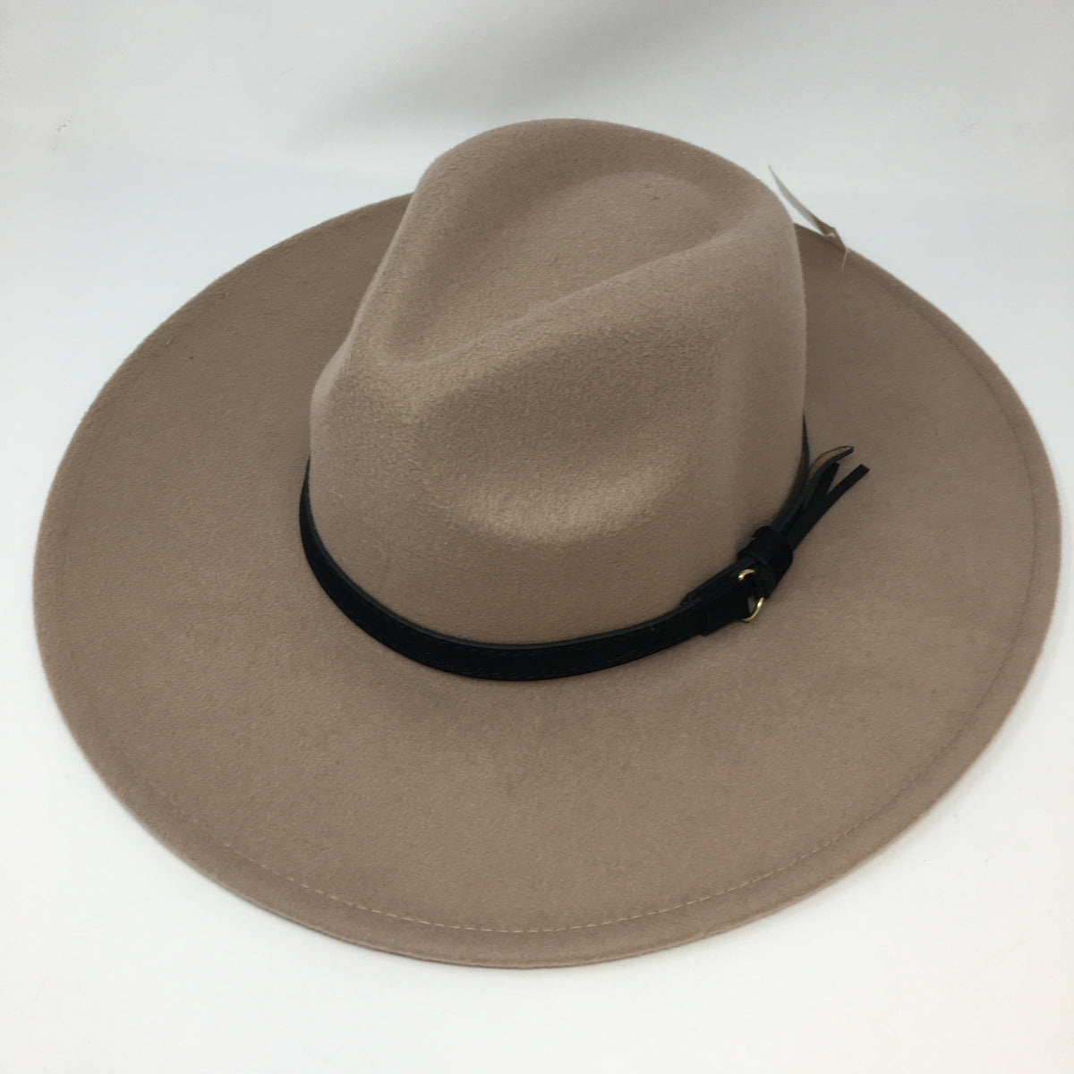 Large Brim Fedora w/ Leather Band