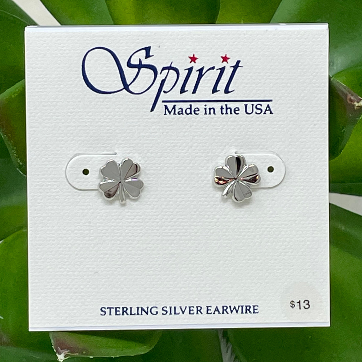 Petite Lucky Shamrock Post Earrings