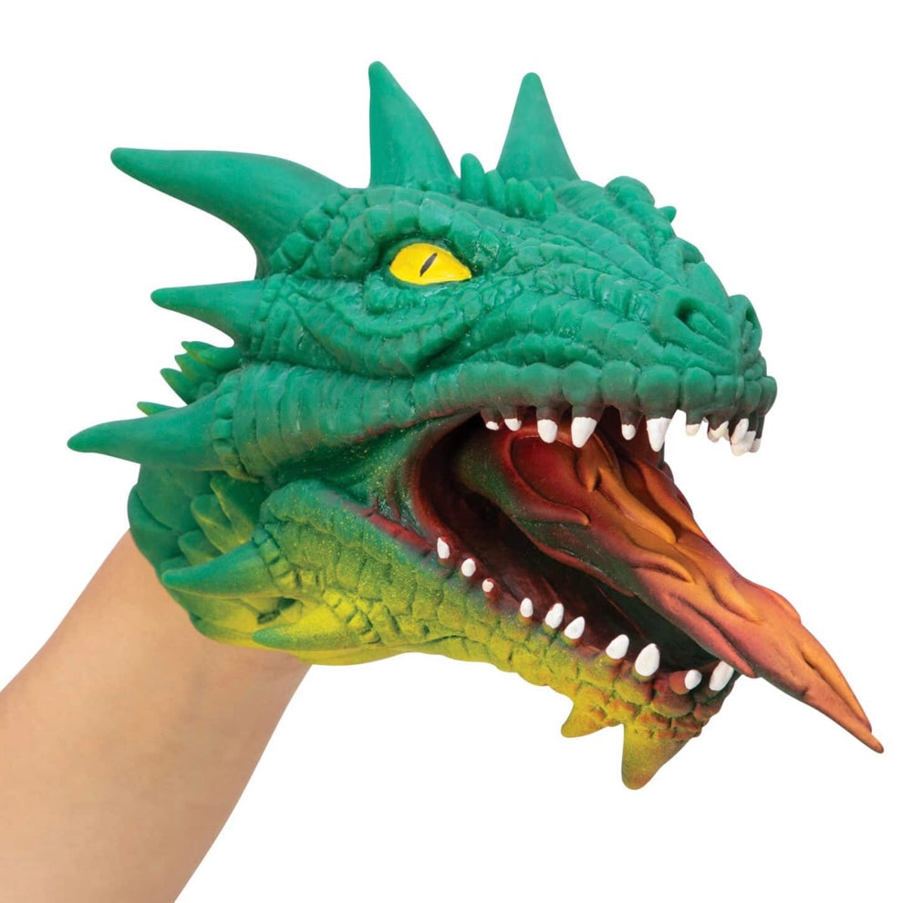 RUBBER HAND PUPPET DINOSAUR - THE TOY STORE