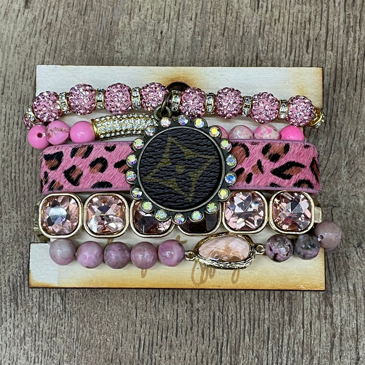 Gypsy LV Pink Bracelet Set - My Secret Garden