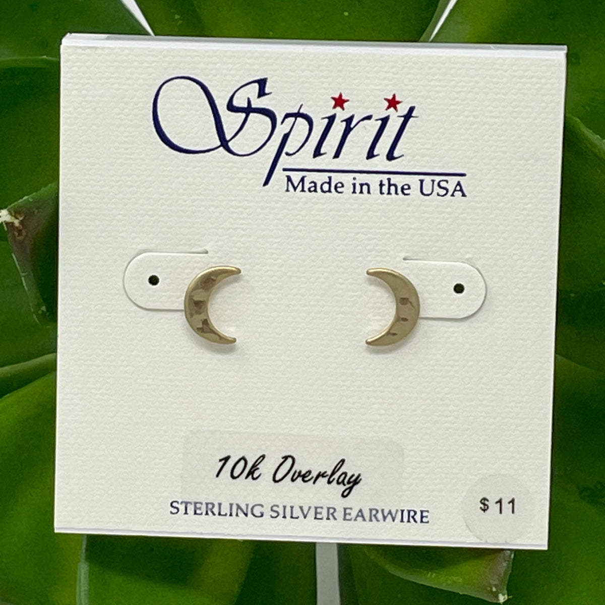 Crescent Moon Post Earrings Spirit