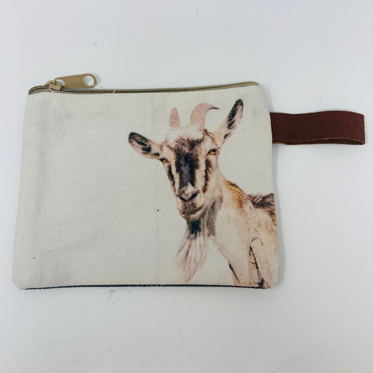 Medium Canvas Goat Pouch